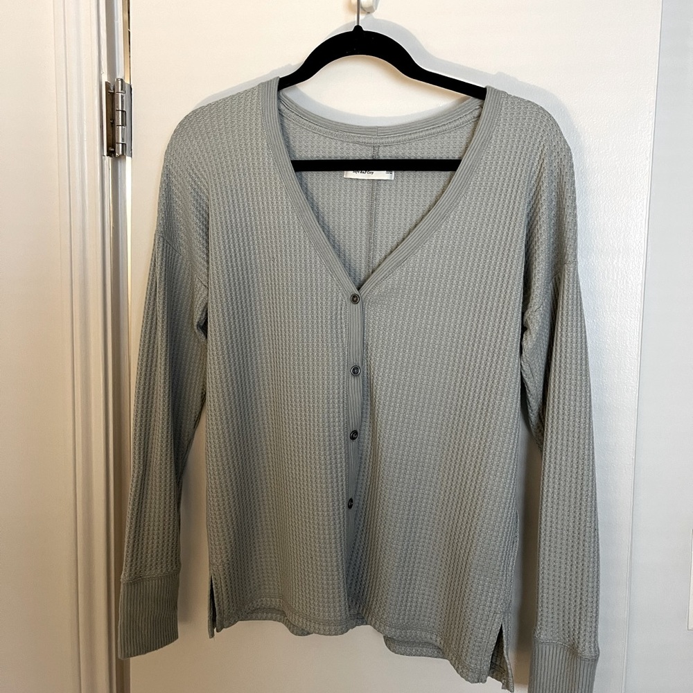 Abercrombie Waffle Knit Sweater - Size Small